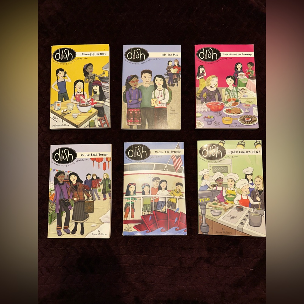 Dish Book Series by Diana Muldrow - Incomplete Set Of 6 - New Condition!!